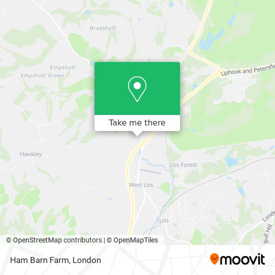 Ham Barn Farm map