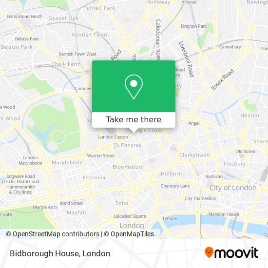 Bidborough House map