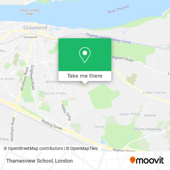 Thamesview School map