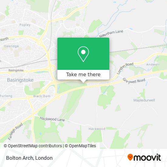 Bolton Arch map