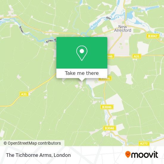 The Tichborne Arms map