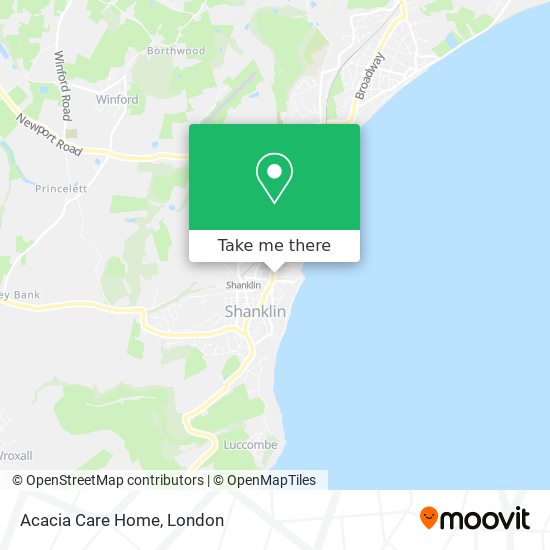 Acacia Care Home map