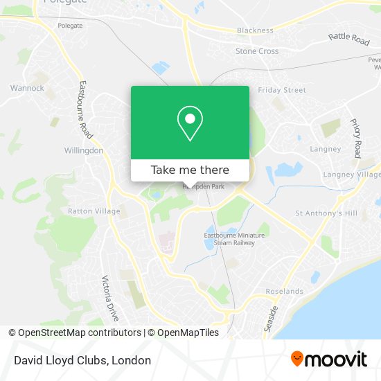 David Lloyd Clubs map