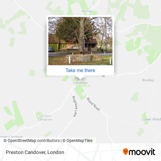 Preston Candover map
