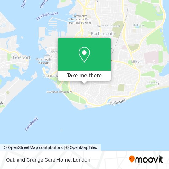 Oakland Grange Care Home map