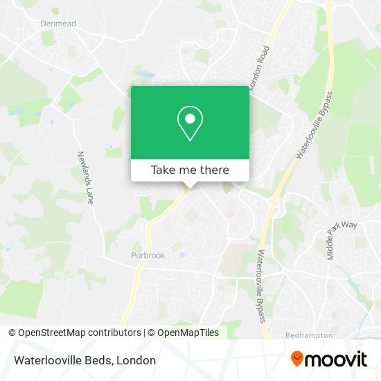Waterlooville Beds map