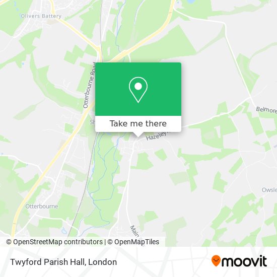 Twyford Parish Hall map