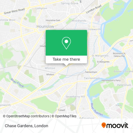 Chase Gardens map