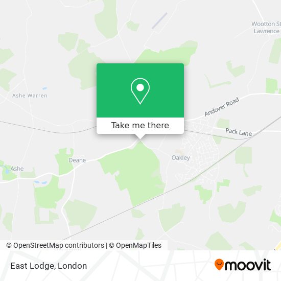 East Lodge map