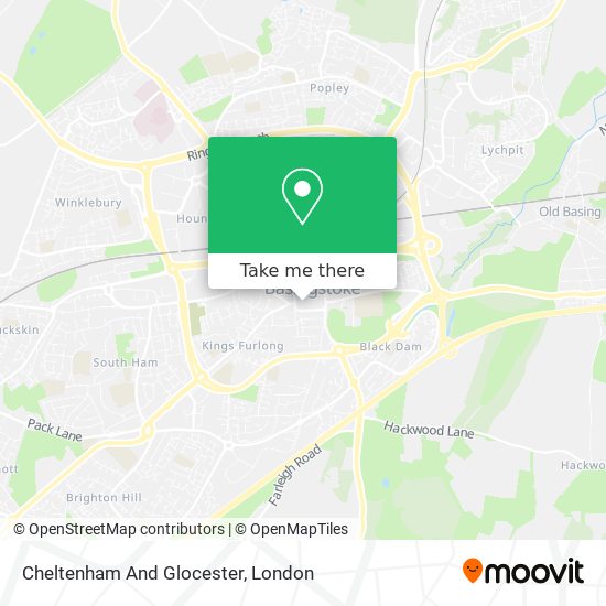 Cheltenham And Glocester map