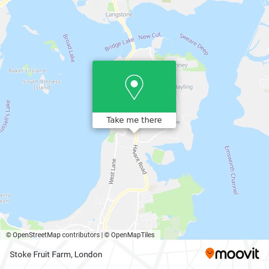 Stoke Fruit Farm map