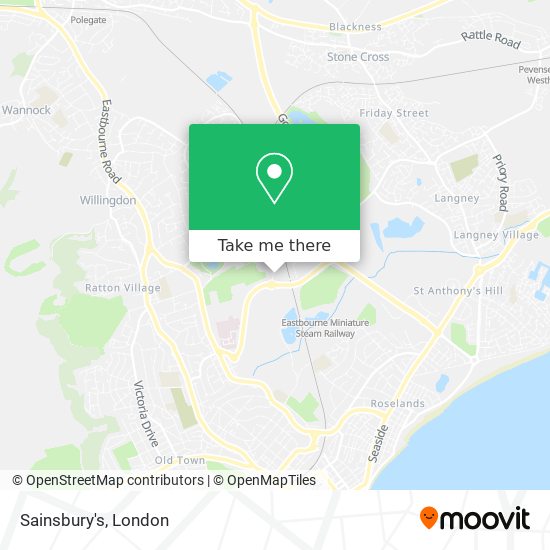 Sainsbury's map