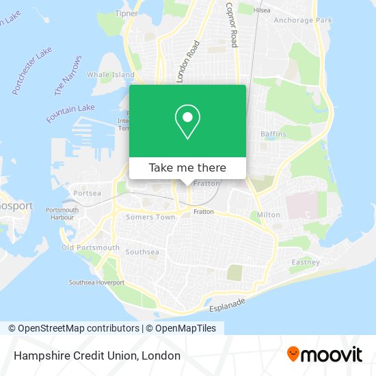 Hampshire Credit Union map