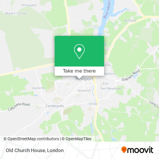 Old Church House map