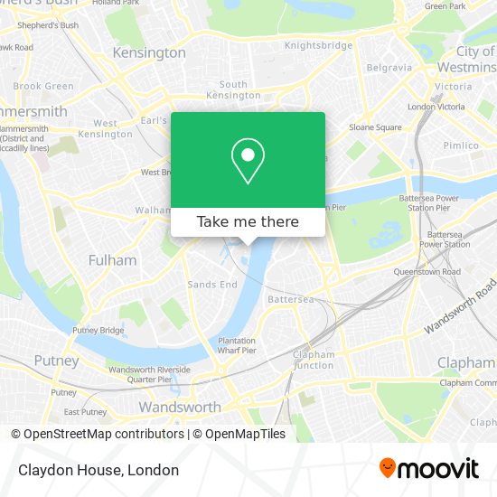 Claydon House map