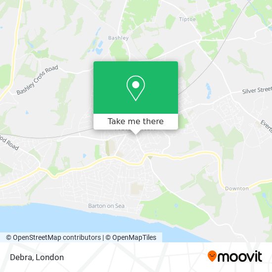 Debra map