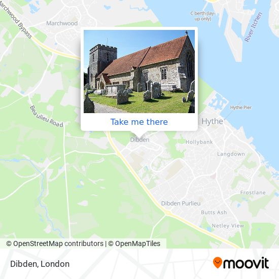 Dibden map