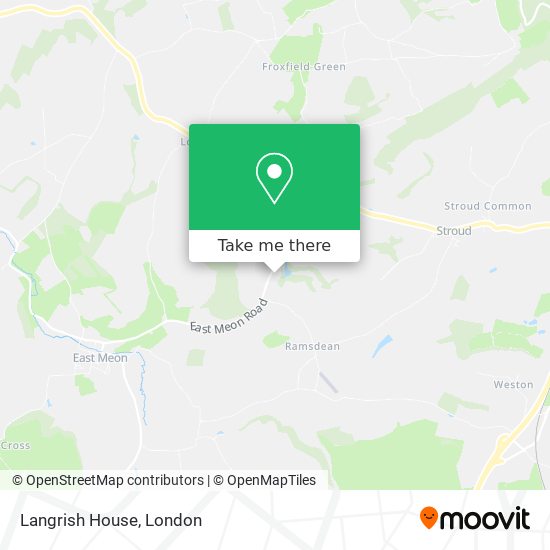Langrish House map