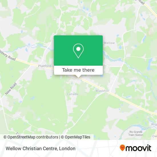Wellow Christian Centre map