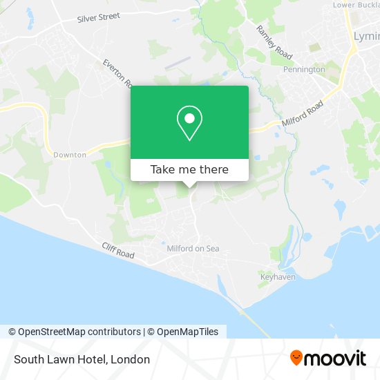 South Lawn Hotel map