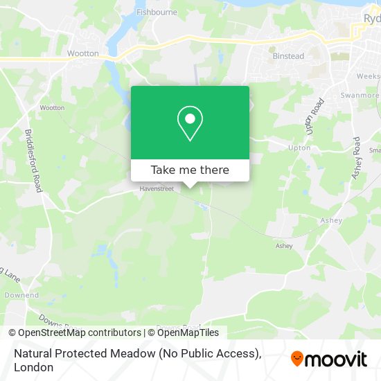 Natural Protected Meadow (No Public Access) map