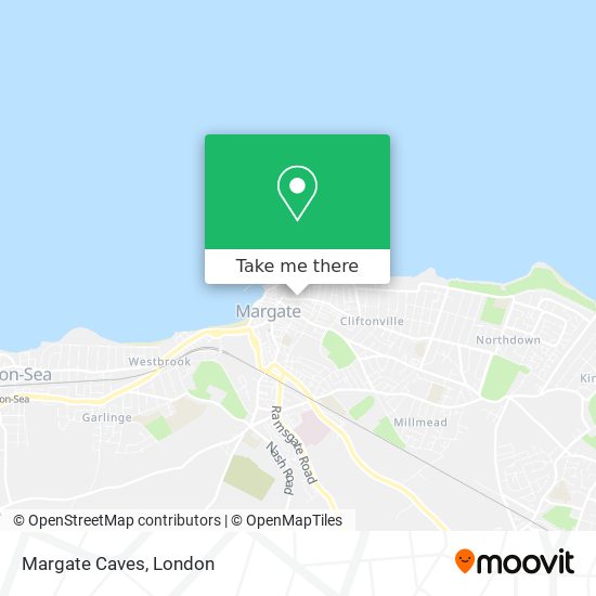 Margate Caves map