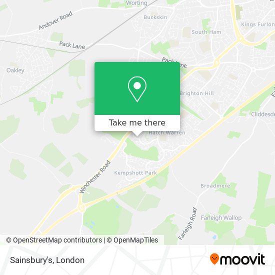 Sainsbury's map