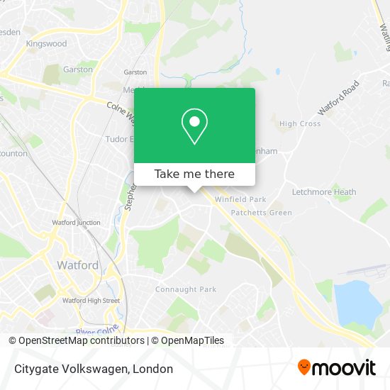 Citygate Volkswagen map