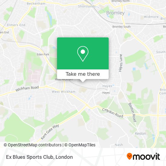Ex Blues Sports Club map