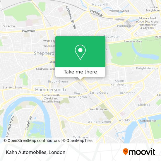Kahn Automobiles map