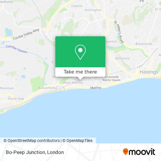 Bo-Peep Junction map