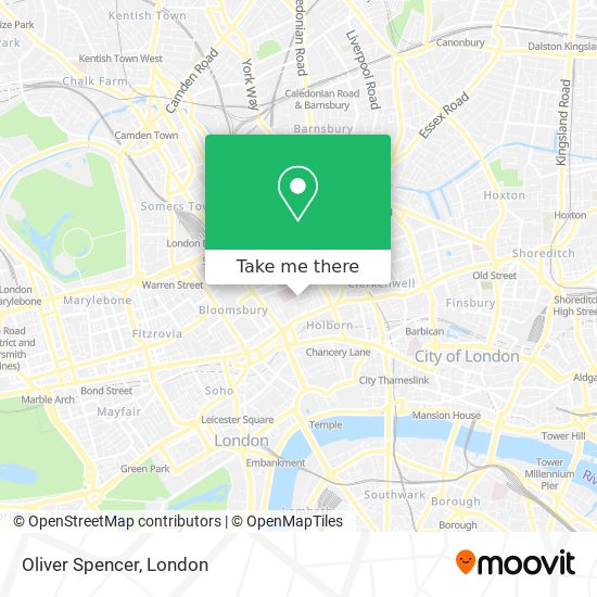 Oliver Spencer map