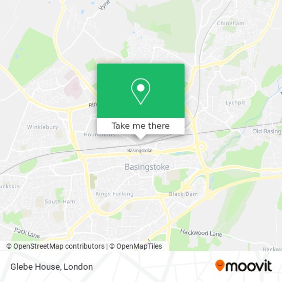 Glebe House map