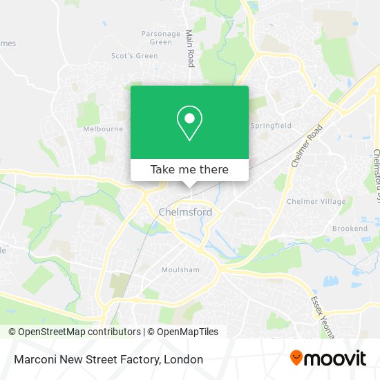 Marconi New Street Factory map