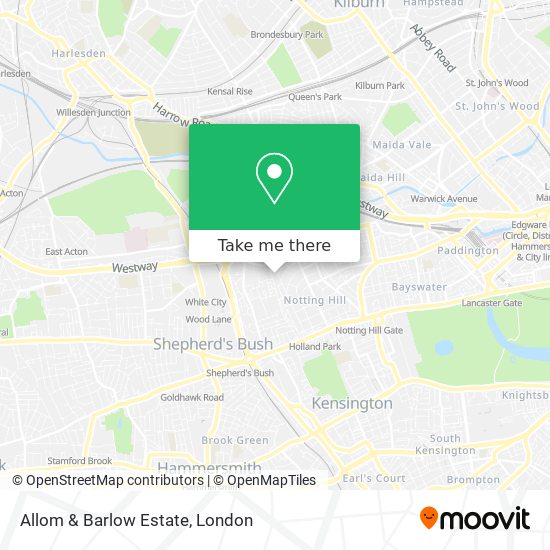 Allom & Barlow Estate map