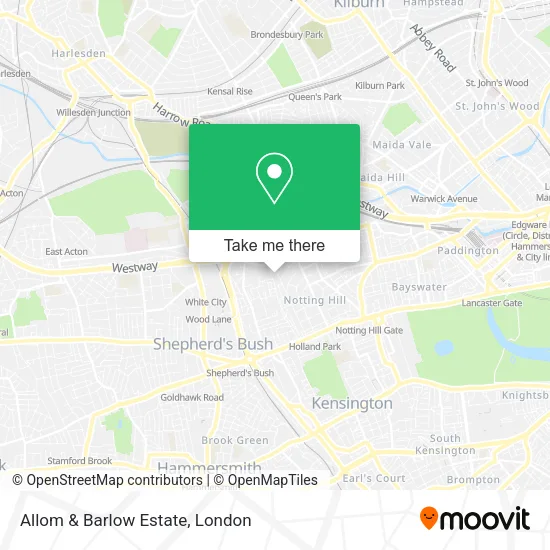 Allom & Barlow Estate map