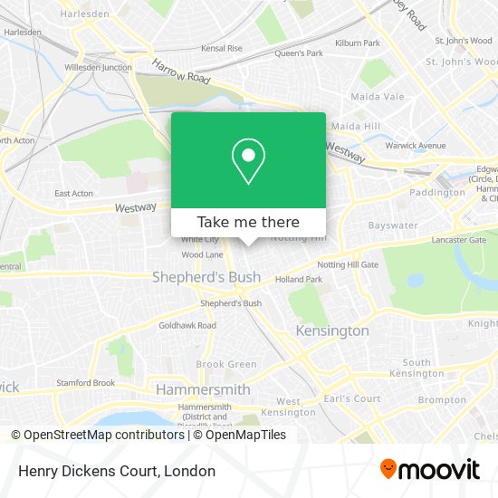 Henry Dickens Court map