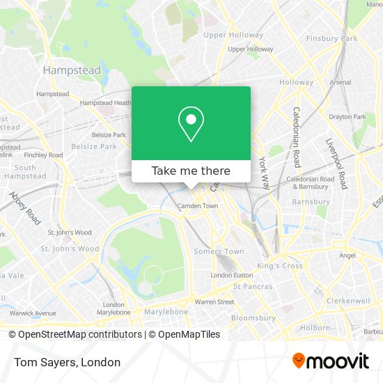 Tom Sayers map