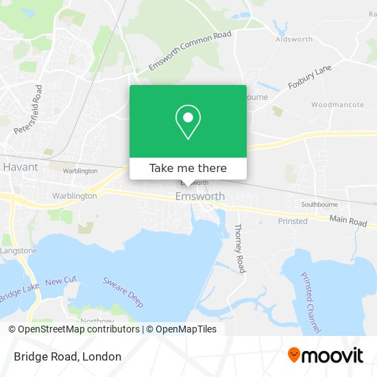Bridge Road map