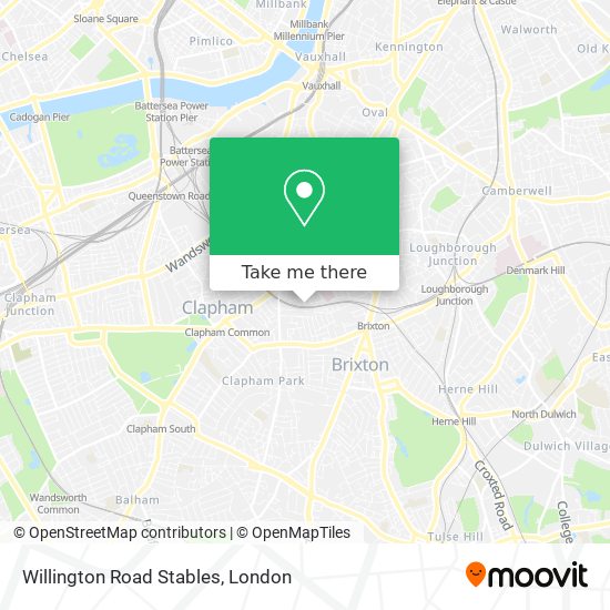 Willington Road Stables map