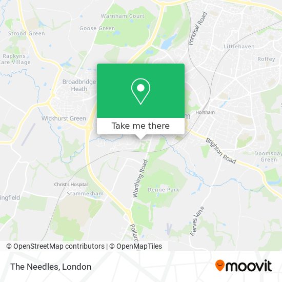 The Needles map