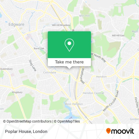 Poplar House map