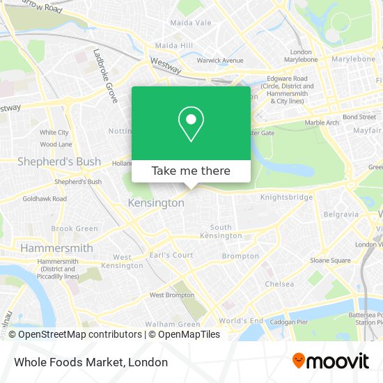 Whole Foods Market map
