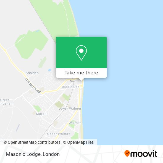 Masonic Lodge map