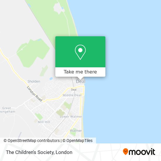 The Children's Society map