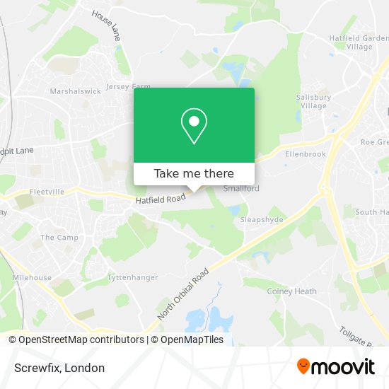Screwfix map