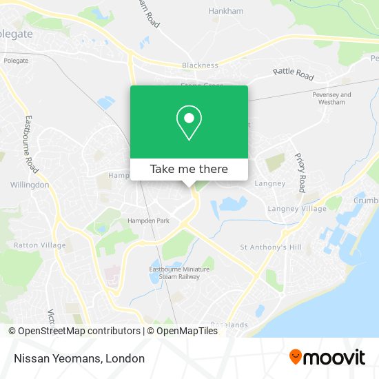 Nissan Yeomans map