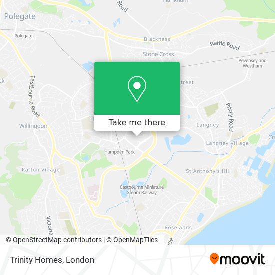 Trinity Homes map