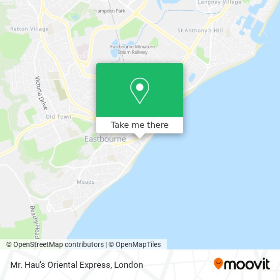 Mr. Hau's Oriental Express map