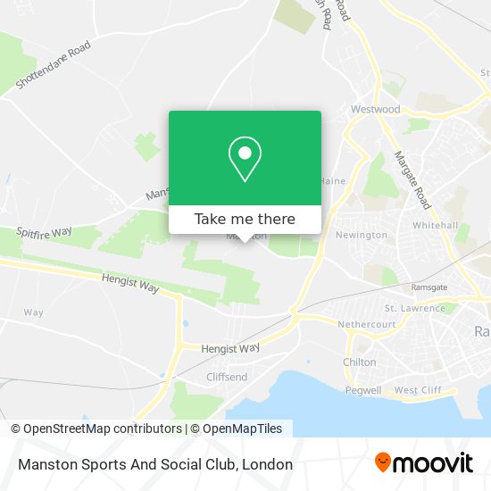 Manston Sports And Social Club map